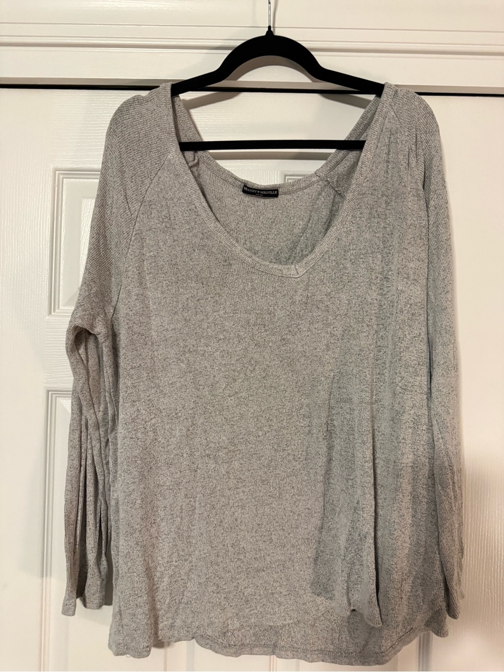 Caslon Lightweight V-Neck Pullover Sweater - Light Gray
